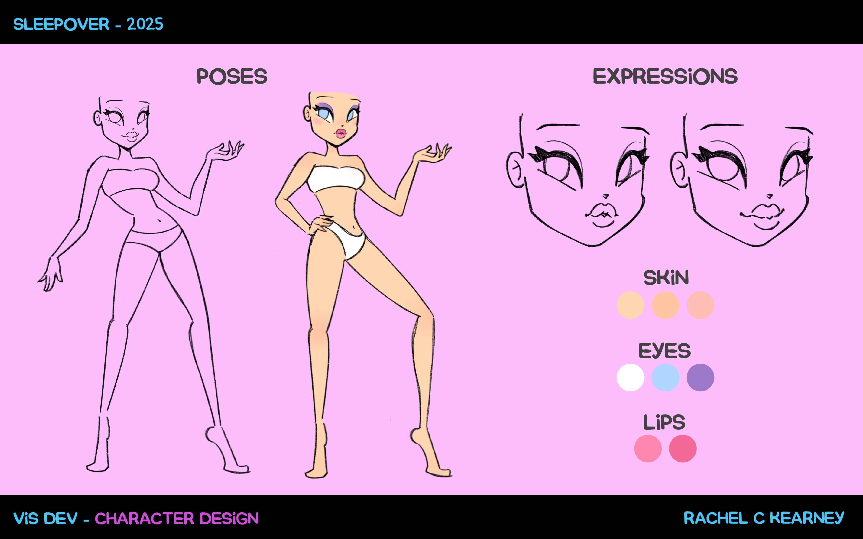 Sleepover visual development
